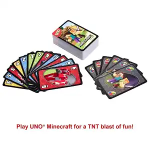 Juego de Cartas UNO Minecraft miniatura 3
